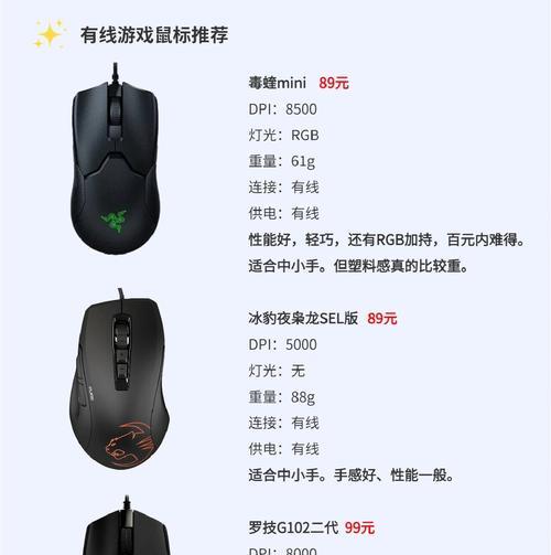 魔蝎狂徒鼠标（突破极限的游戏鼠标，提供无与伦比的控制体验）